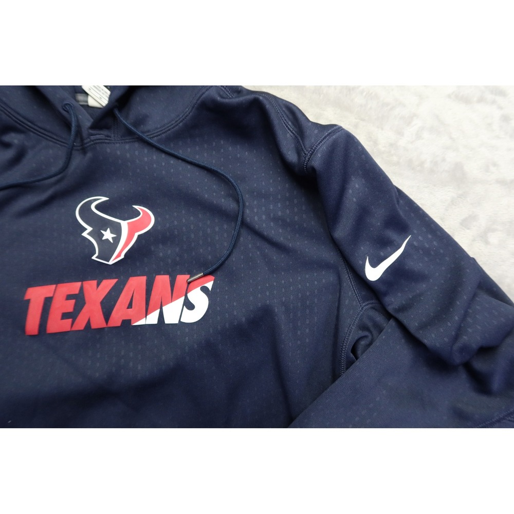 Nike Houston Texans NFL Therma-FIT Onfield Hoodie Hooded Sweatshirt Men's M - Picture 3 of 10